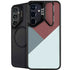 Marsala Triangle Shapes Galaxy S24 Plus Kickstand Case