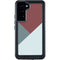 Marsala Triangle Shapes Galaxy S24 Plus Waterproof Case