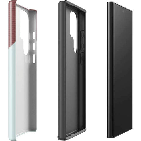 Marsala Triangle Shapes Galaxy S25 Ultra Impact Case