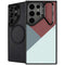 Marsala Triangle Shapes Galaxy S24 Ultra Kickstand Case