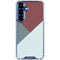 Marsala Triangle Shapes Galaxy S25 Plus Clear Case