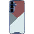Marsala Triangle Shapes Galaxy S25 Plus Clear Case