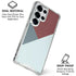 Marsala Triangle Shapes Galaxy S25 Ultra Clear Case
