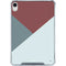Marsala Triangle Shapes iPad 11th Gen (2025) Clear Case