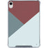 Marsala Triangle Shapes iPad 11th Gen (2025) Clear Case