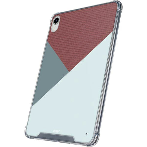 Marsala Triangle Shapes iPad 11th Gen (2025) Clear Case