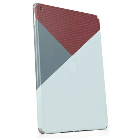 Marsala Triangle Shapes Apple iPad Skin