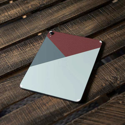 Marsala Triangle Shapes Apple iPad Pro Skin