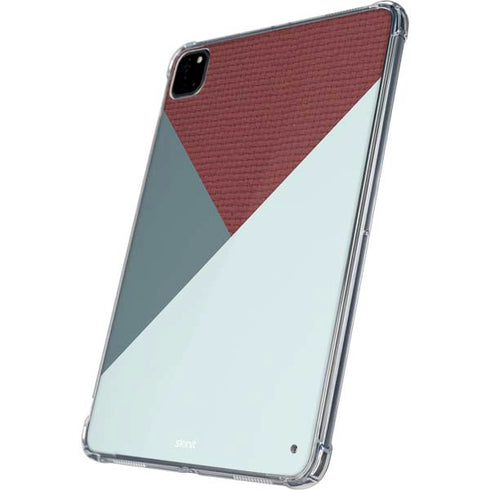 Marsala Triangle Shapes iPad Pro 11in (2024) Clear Case