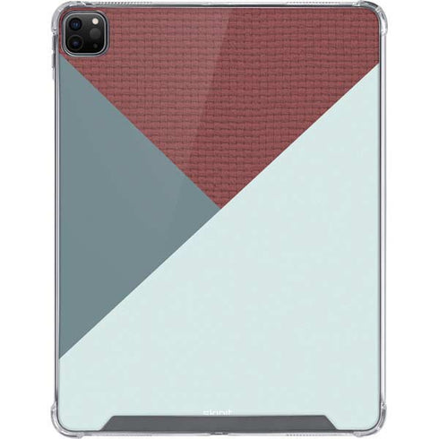 Marsala Triangle Shapes iPad Cases