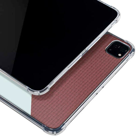 Marsala Triangle Shapes iPad Cases