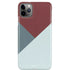 Marsala Triangle Shapes iPhone Cases
