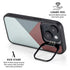 Marsala Triangle Shapes iPhone 14 Plus Kickstand Case