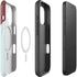 Marsala Triangle Shapes iPhone 16 Plus Magsafe Impact Case