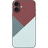 Marsala Triangle Shapes iPhone 16 Plus Skin
