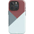 Marsala Triangle Shapes iPhone 16 Pro Impact Case