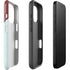 Marsala Triangle Shapes iPhone 16 Pro Impact Case