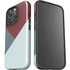 Marsala Triangle Shapes iPhone 16 Pro Impact Case