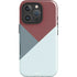 Marsala Triangle Shapes iPhone 16 Pro Max Impact Case
