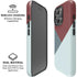 Marsala Triangle Shapes iPhone 16 Pro Max Magsafe Impact Case