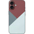 Marsala Triangle Shapes iPhone 16 Skin