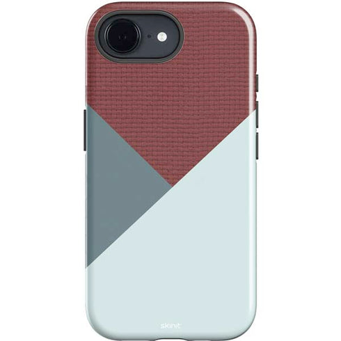Marsala Triangle Shapes iPhone 16e Impact Case