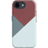 Marsala Triangle Shapes iPhone 16e Impact Case