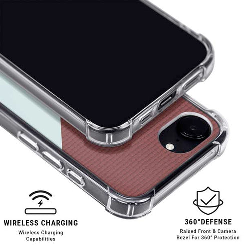 Marsala Triangle Shapes iPhone 16e MagSafe Case