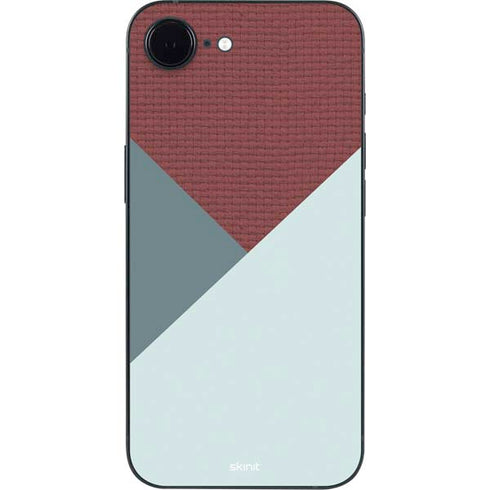 Marsala Triangle Shapes iPhone 16e Skin