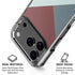 Marsala Triangle Shapes iPhone 18 Pro Clear Case