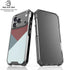 Marsala Triangle Shapes iPhone 18 Pro Clear Case