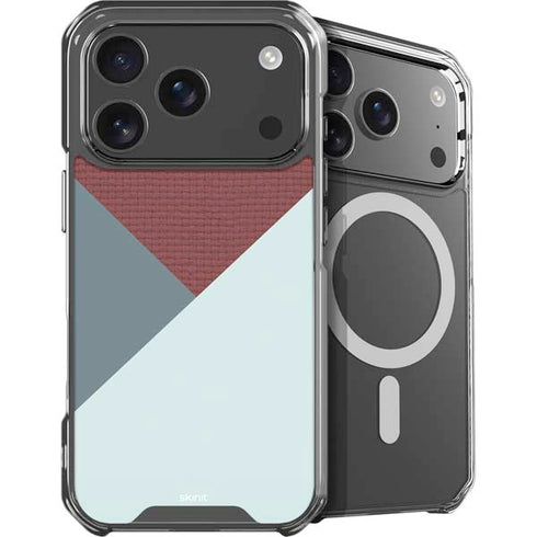 Marsala Triangle Shapes iPhone 18 Pro MagSafe Case