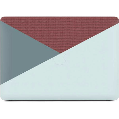 Marsala Triangle Shapes Apple MacBook Air Skin