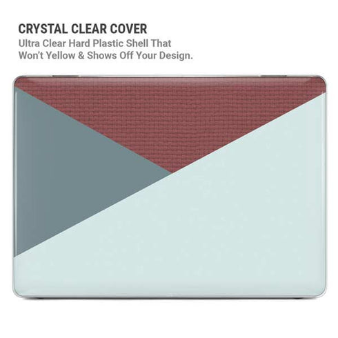 Marsala Triangle Shapes MacBook Pro 14in (2021-24) Case plus Skin