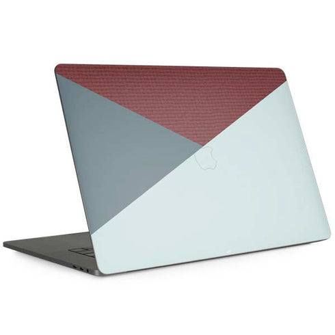 Marsala Triangle Shapes MacBook Skins