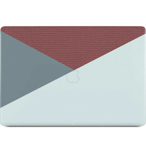Marsala Triangle Shapes MacBook Skins