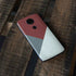Marsala Triangle Shapes Moto E5 Plus Skin