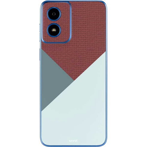 Marsala Triangle Shapes Moto G Play 4G (2024) Skin