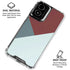 Marsala Triangle Shapes Moto G Power 5G (2024) Clear Case