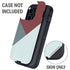 Marsala Triangle Shapes Otterbox Defender iPhone Skin