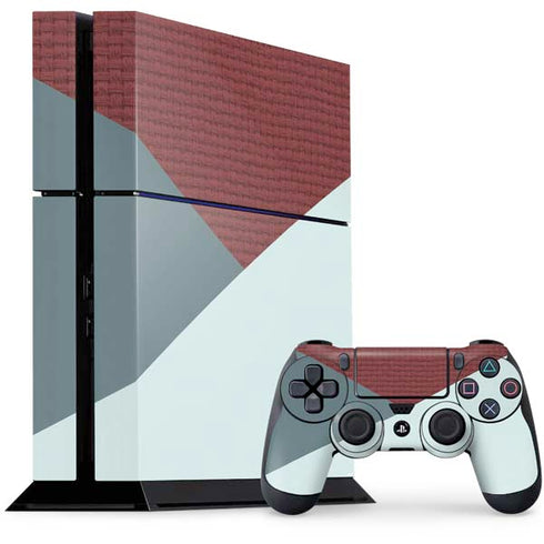 Marsala Triangle Shapes PlayStation PS4 Skins