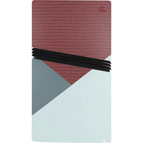 Marsala Triangle Shapes PS5 Pro Bundle Skin