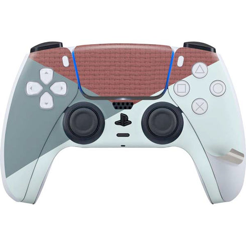Marsala Triangle Shapes PS5 Pro Disk Bundle Skin