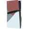Marsala Triangle Shapes PS5 Pro Disk Console Skin