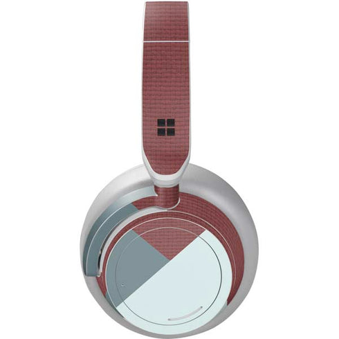 Marsala Triangle Shapes Surface Headphones Skin