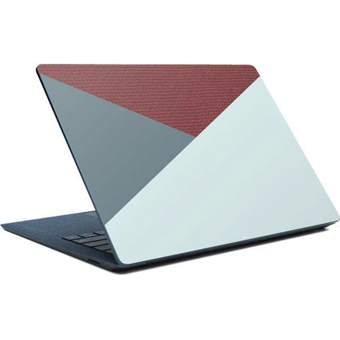 Marsala Triangle Shapes Surface Laptop Skin
