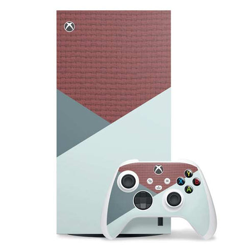 Marsala Triangle Shapes Xbox Series X Skins