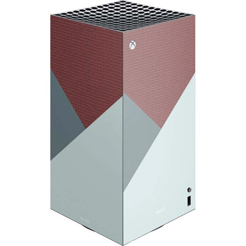 Marsala Triangle Shapes Xbox Series X Skins
