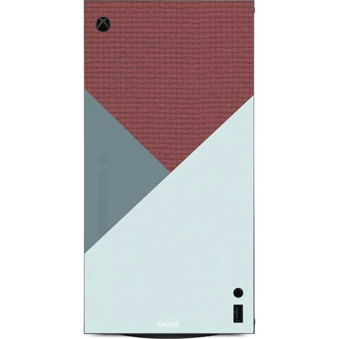 Marsala Triangle Shapes XBox Series X Digital Edition Console Skin