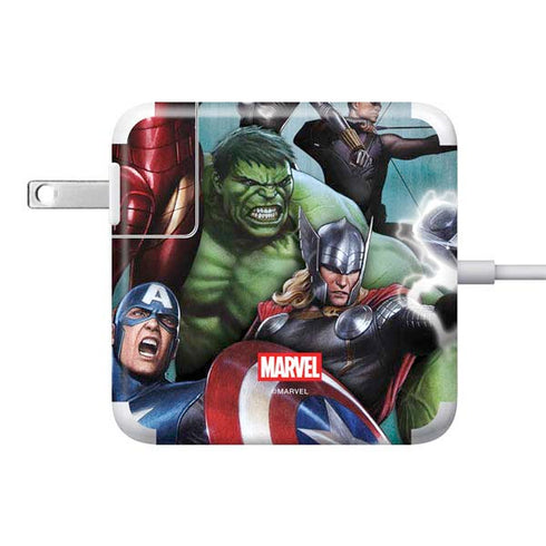 Marvel Avengers Assemble 85W Power Adapter (15 and 17 inch MacBook Pro Charger) Skin
